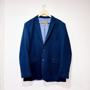 PRONTO UOMO Navy wool‎ blend blazer | Classic tailored mens jacket | 2XL *